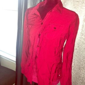 Red blouse